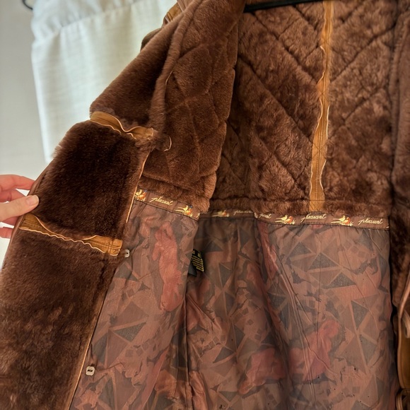 Vintage suede and leather jacket - Picture 2 of 5